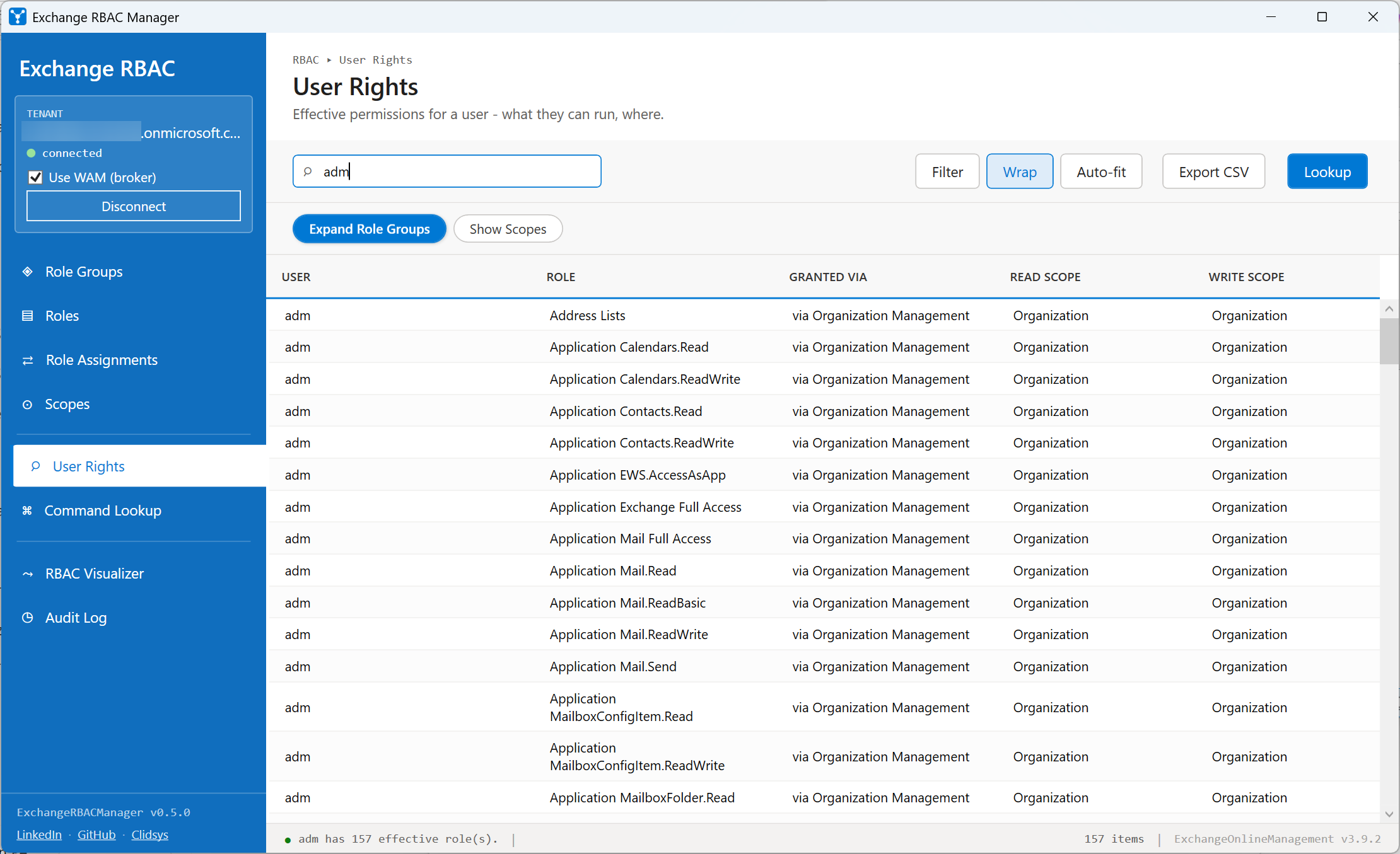User Rights