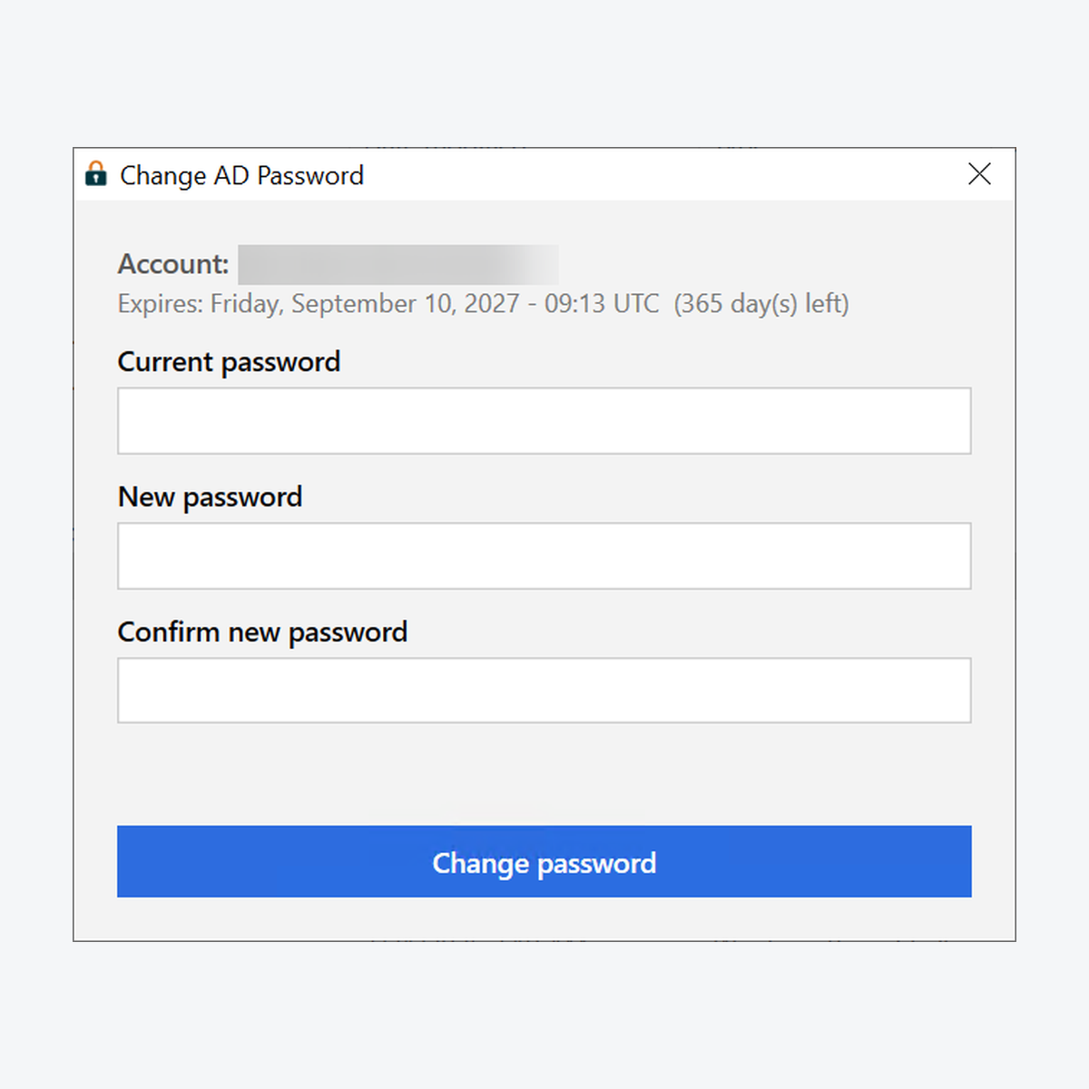 AD Password Changer